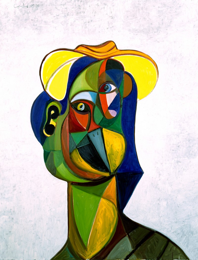 George Condo, Multi Colored Portait, 1990. Bischofberger Collection, Szwiterland © VG Bild Kunst, Bonn