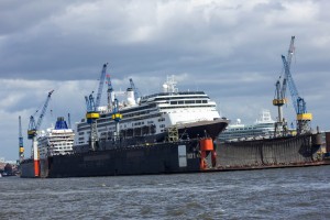 Rotterdam und Europa 2 im Dock