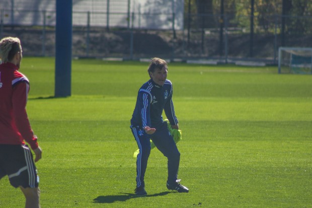 Bruno Labbadia beim HSV-Training