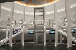 Das neue Foyer des Planetariums