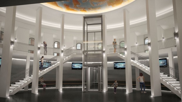 Das neue Foyer des Planetariums