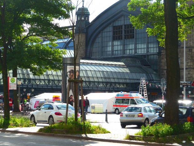 Aufnahmestelle am Hauptbahnhof