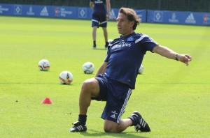 Bruno-Labbadia beim Fußballtennis