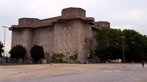 Der Medienbunker auf dem Heiligengeistfeld