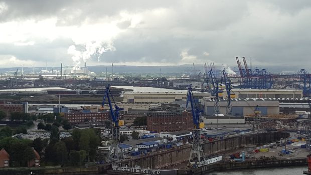 Der Hamburger Hafen