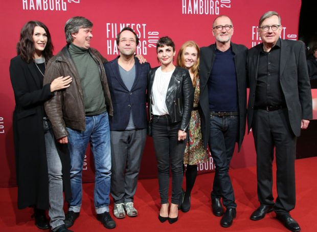 Friedemann Fromm, Jan Josef Liefers, Ivan Anderson, Franziska Brandmeier und Peter Lohmeyer auf dem Filmfest Hamburg