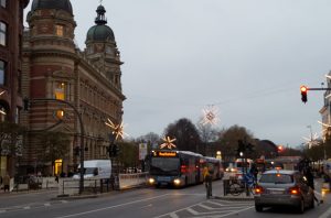 Der Weihnachtsstern auf der Dammtorstraße