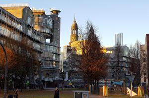 Das Verlahshaus Gruner + Jahr am Baumwsll