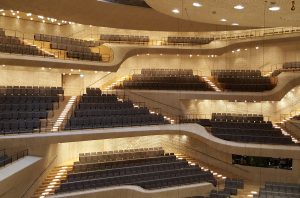 Der große Konzertsaal in der Elbphilharmonie