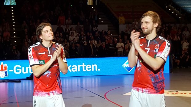 Der Handball SV Hamburg verabschiedet Sebastian Bütow und Ole Stabick