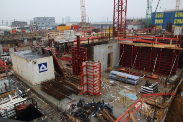 Baustelle in der HafenCity