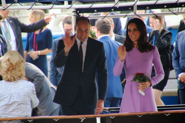 Prinz William und Herzogin Kate in Hamburg