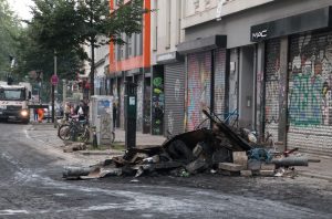 Verwüstung im Schanzenviertel nach Ausschreitungen beim G20 Gipfel