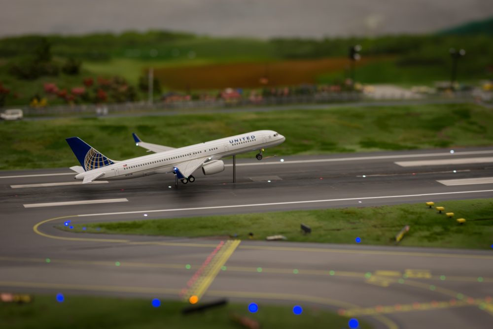 United Airlines im Miniatur Wunderland