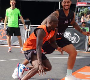 Streetbasketball auf der Reeperbahn