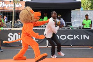 Streetbasketball auf der Reeperbahn