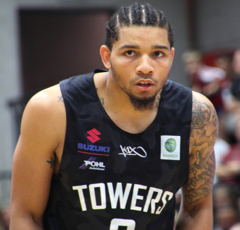 Tevonn Walker von dem Hamburg towers