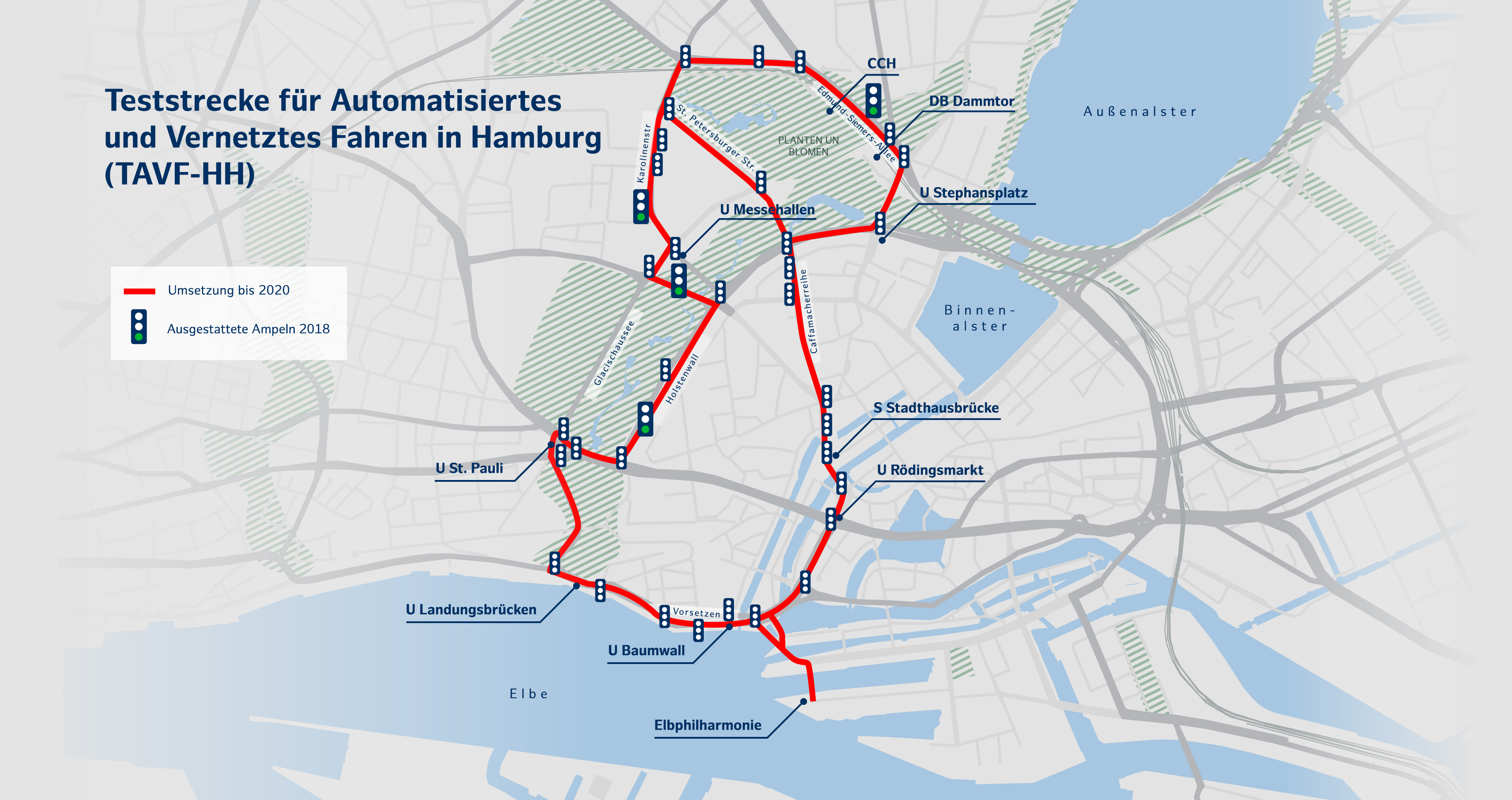 Teststrecke für Autonomes Fahren