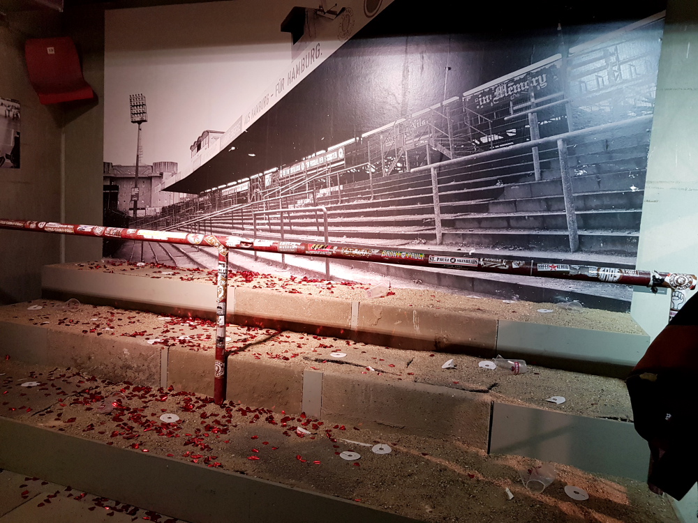 Das alte Stadion im St. Pauli Museum