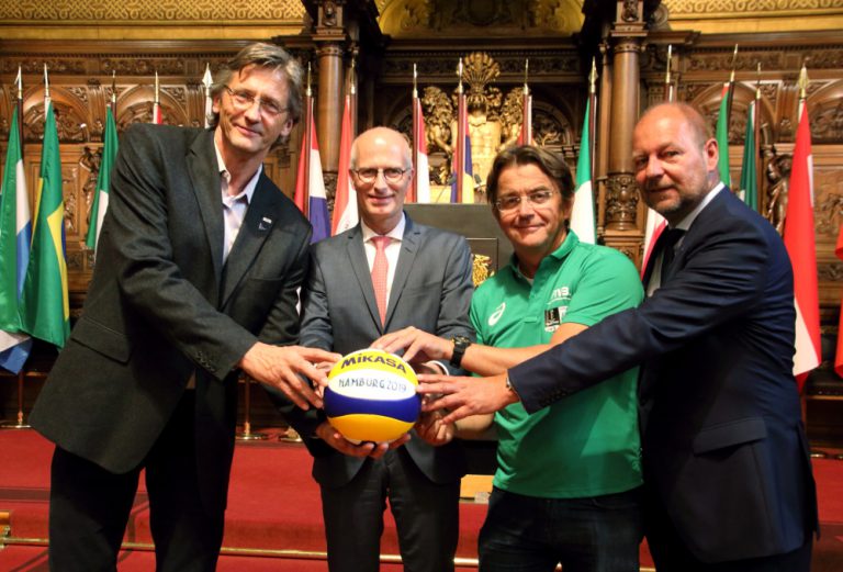Rathaus Empfang zu den Beach Volleyball Championship