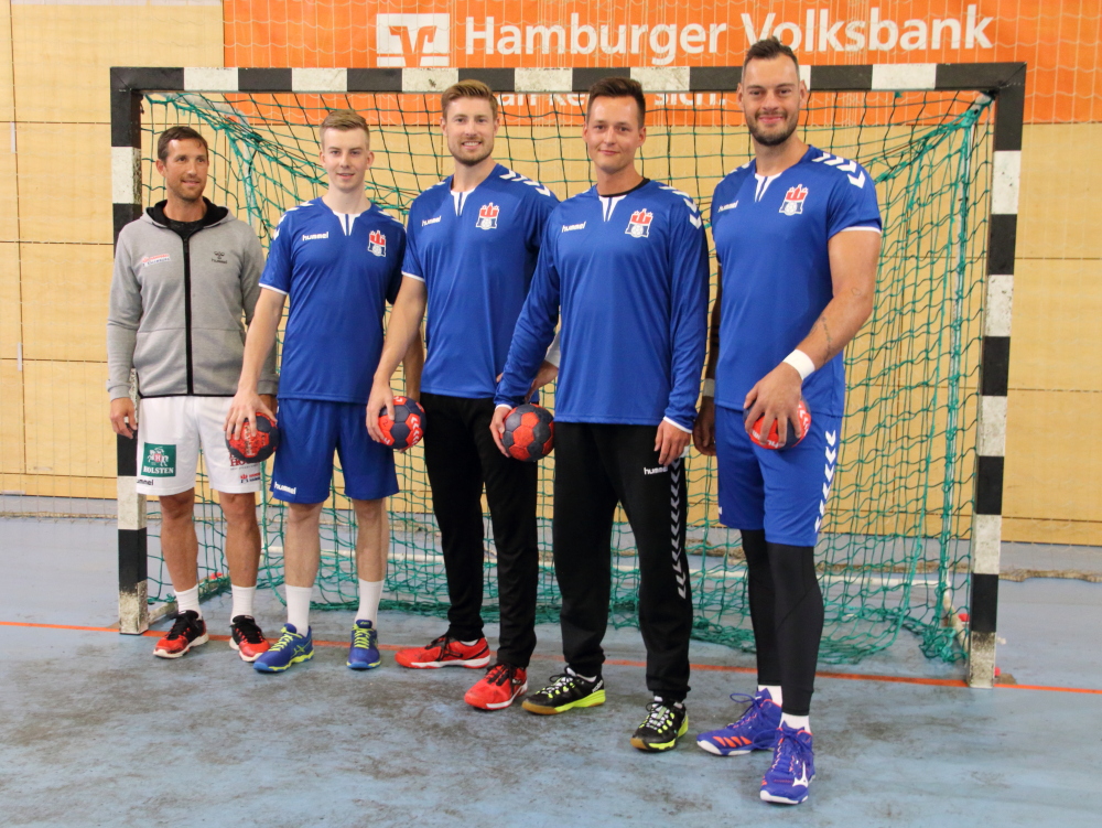 v.l. Torsten Jansen, Jonas Gertges, Tobias Schimmelbauer, Mark van Beucken, Jens Schöngarth