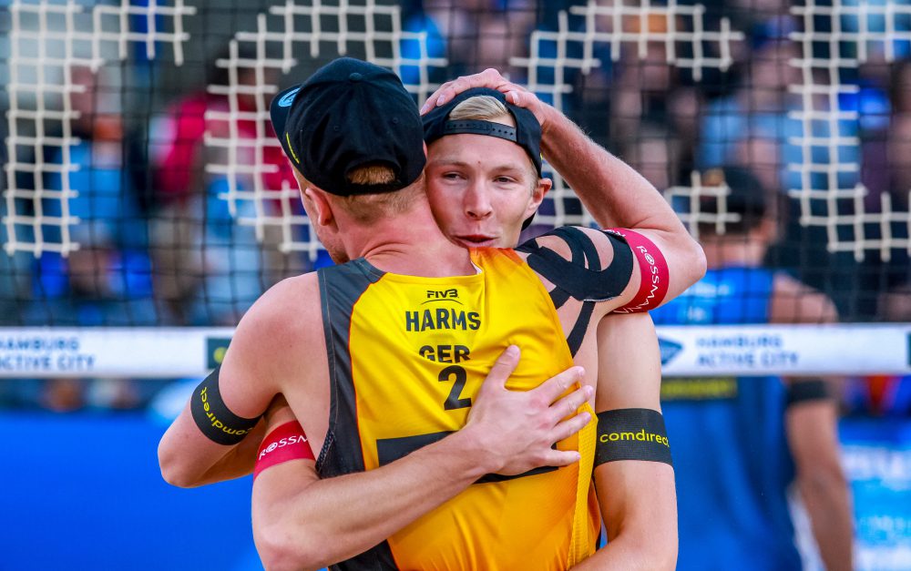 Yannick Harms und Philipp Arne Bergmann Foto: © FIVB