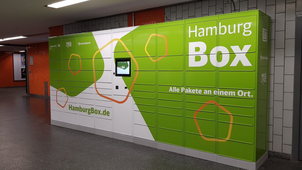 Hamburg Box an der U-Bahn Sengelmannstraße