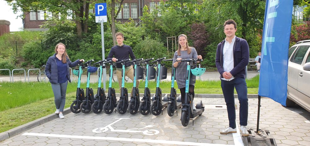 E-Scooter Station Langenhorn-Nord