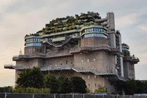 Grüner Bunker auf dem Heiligengeistfeld