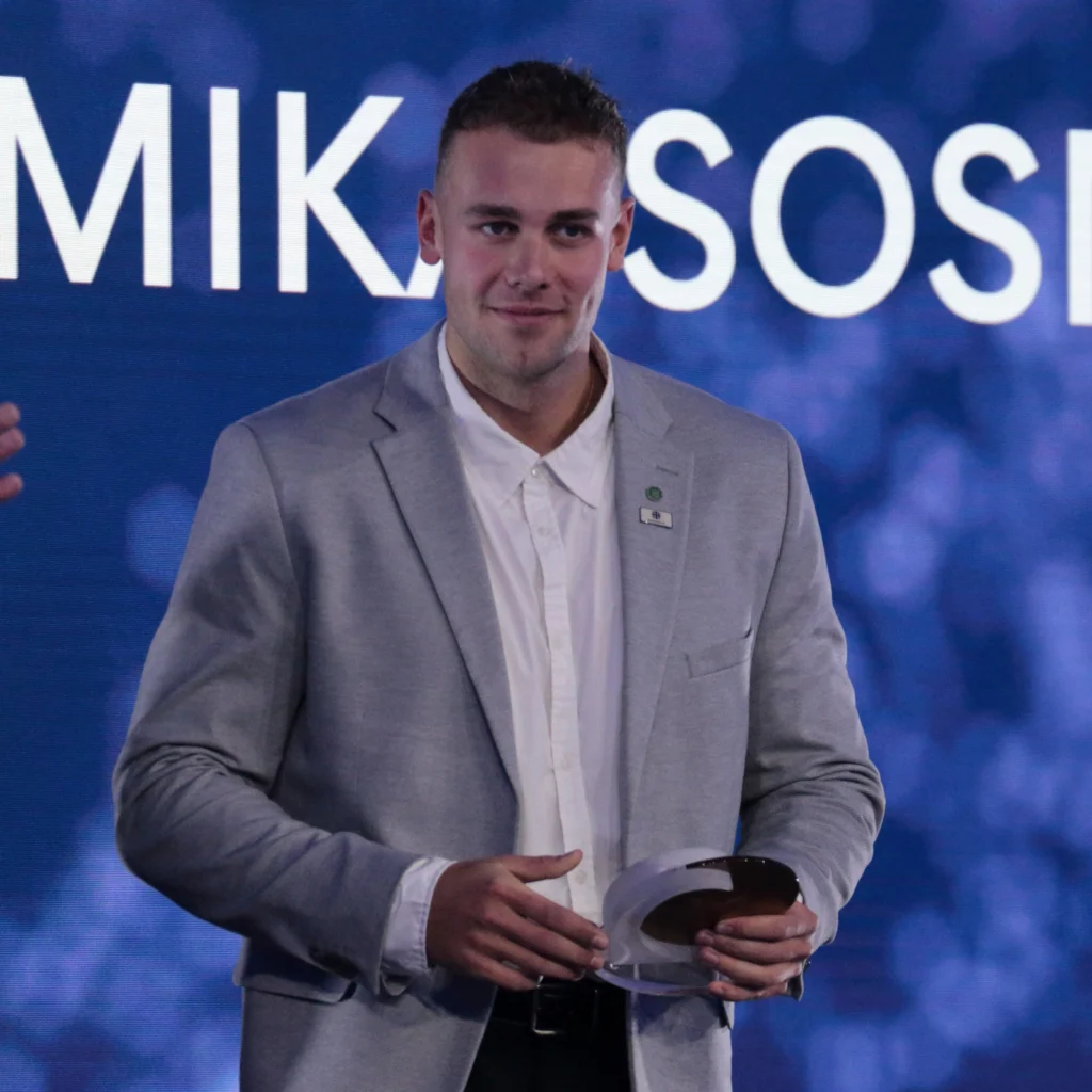 Mika Sosna auf der Hamburger Sportgala