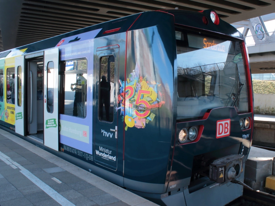 Der Jubiläumszug zu 25 Jahren Miniatur Wunderland