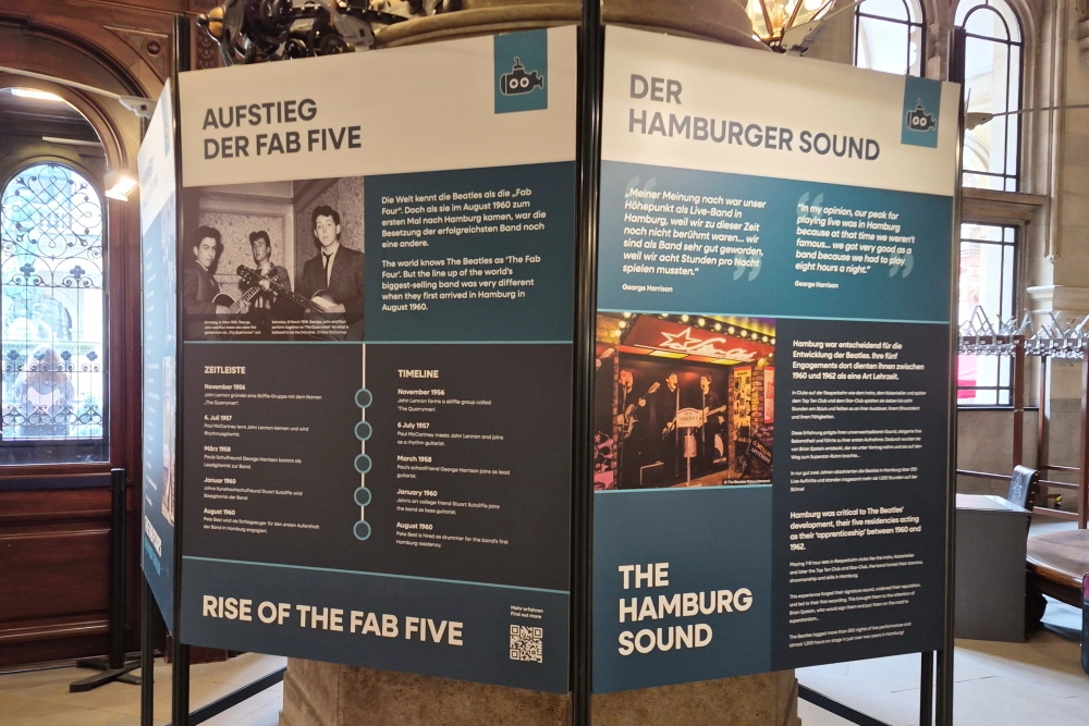 Beatles Briefe im Hamburger Rathaus