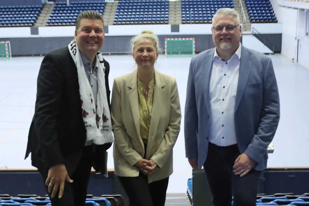 Andreas Dressel, Bettina Schomburg und Jens Kerkhoff