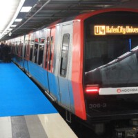 DT5 zur vorläufigen U4-Endhaltestelle