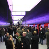 Bahnsteig HafenCity Universität