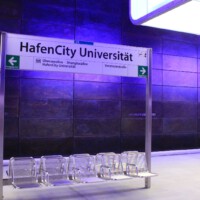 Bahnsteig HafenCity Universität