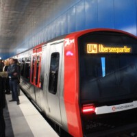 Bahnsteig Überseequartier
